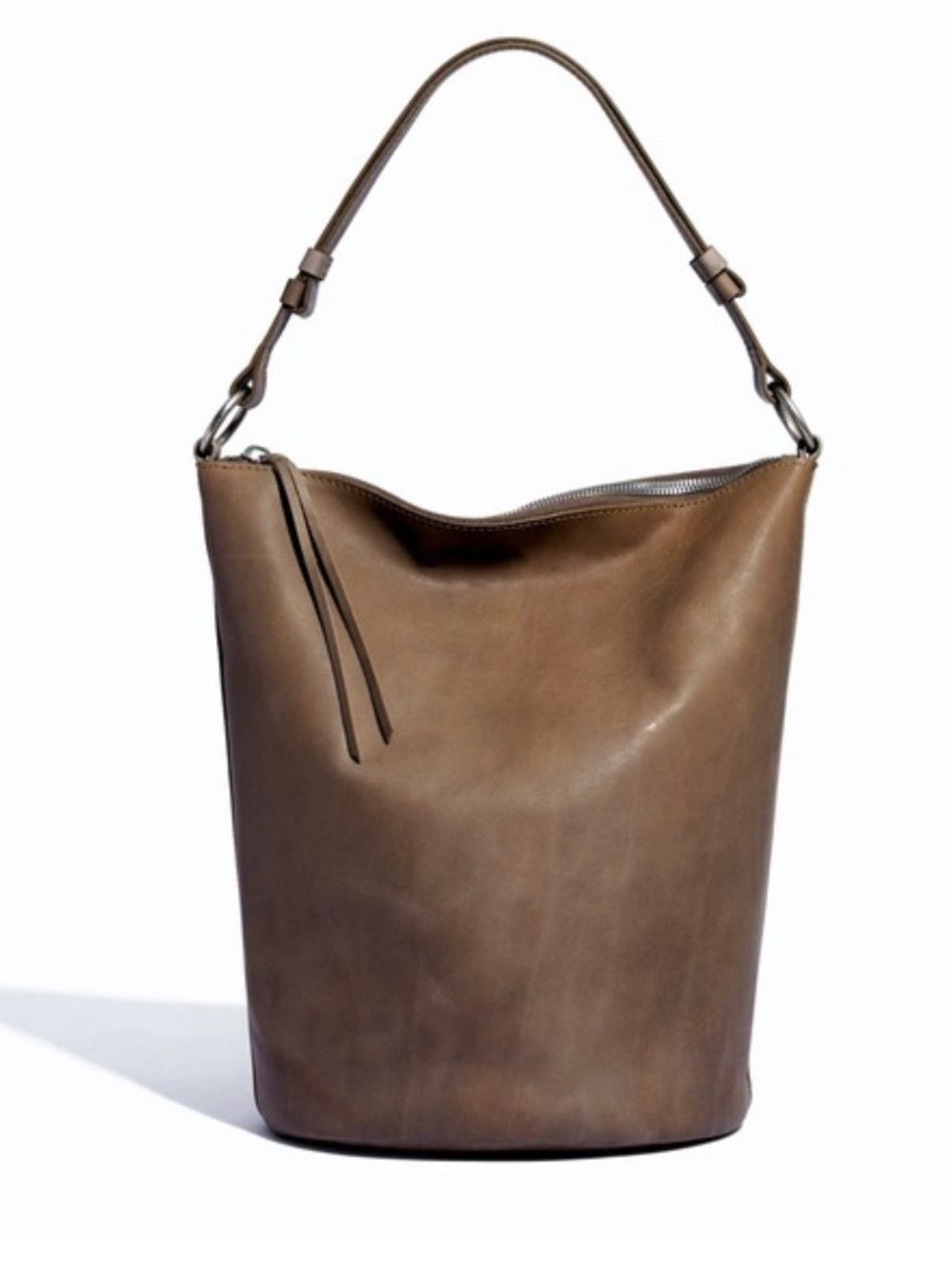Madewell The Lisbon O-Ring Leather Bucket Bag - Picture 1 of 11